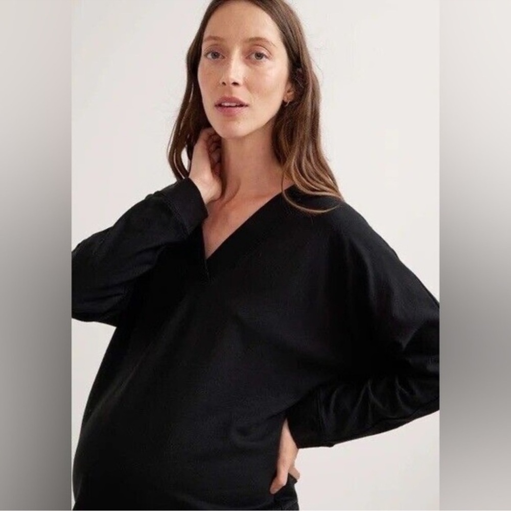 🖤 HATCH‎ Maternity Visitor Top Black NWOT (M + L Available) 🖤